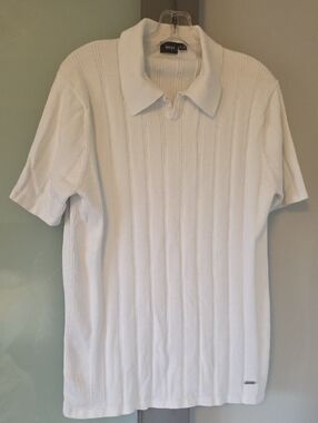 NWOT Mexx Size XXL Cotton Knit Short SleeveTop With Collar